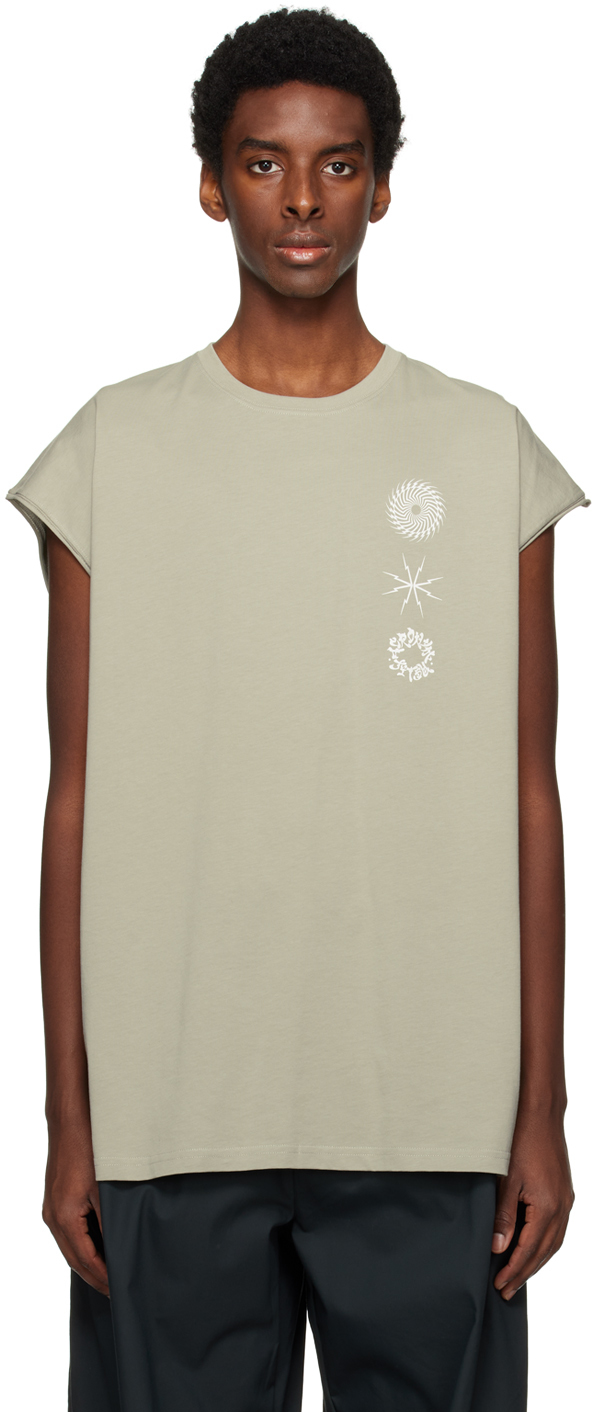 ACRONYM Green Printed Tank Top