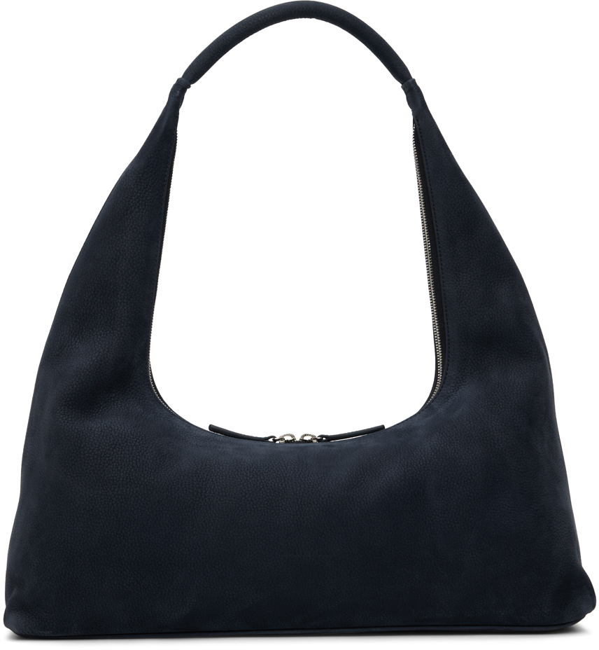 Marge Sherwood Navy Large Nubuck Bag In Indigo Nubuck | ModeSens