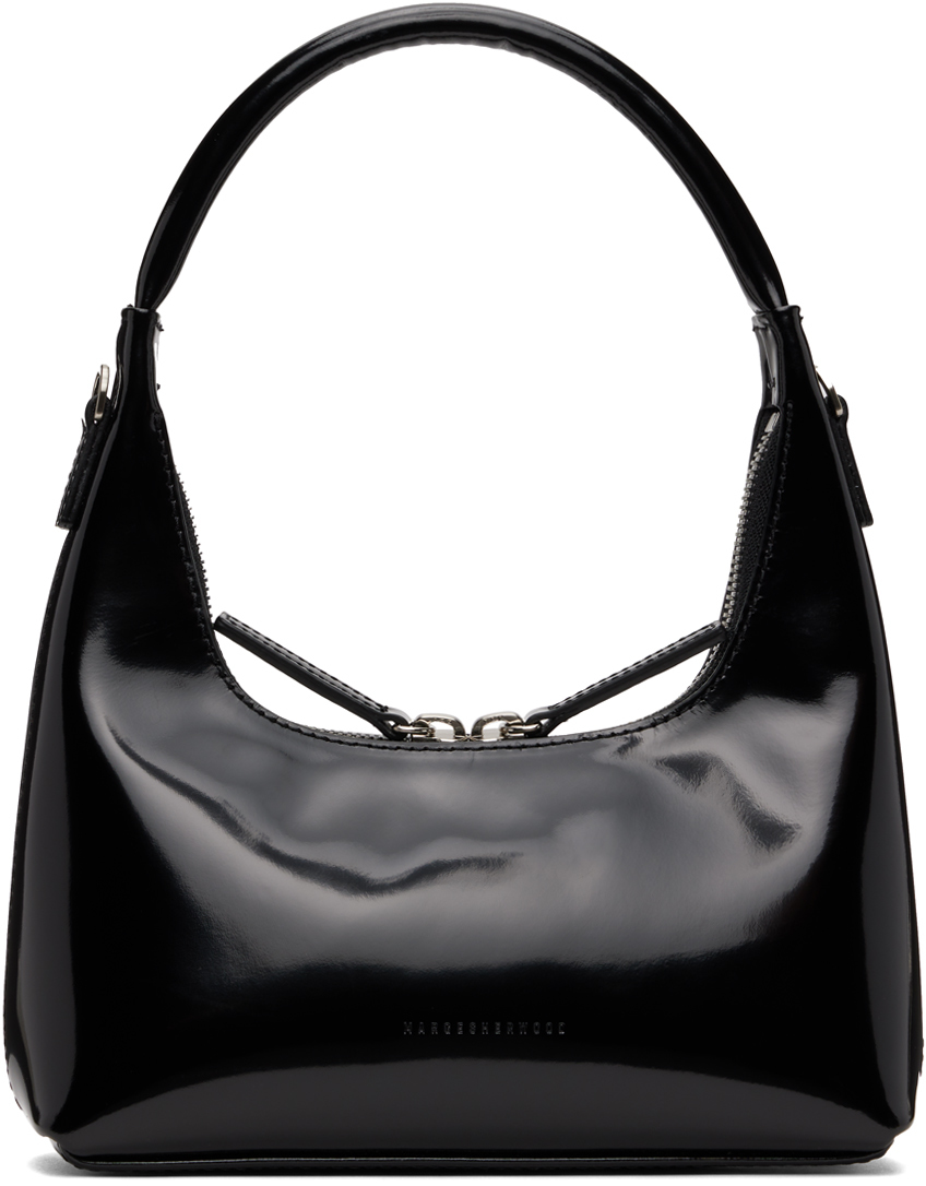 Marge Sherwood Black Mini Patent Leather Bag