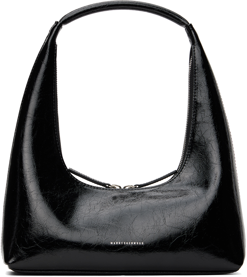 Marge Sherwood Black Zip Shoulder Bag SSENSE Canada