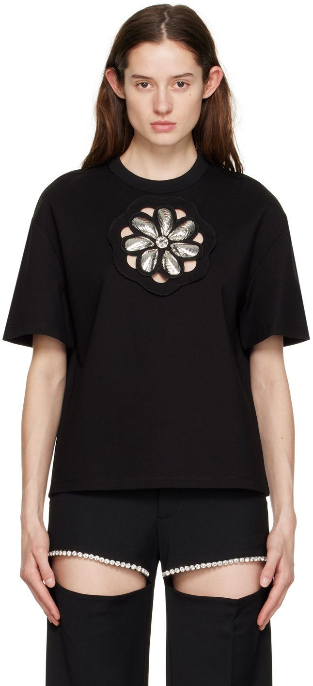 Black Mussel Flower T-Shirt
