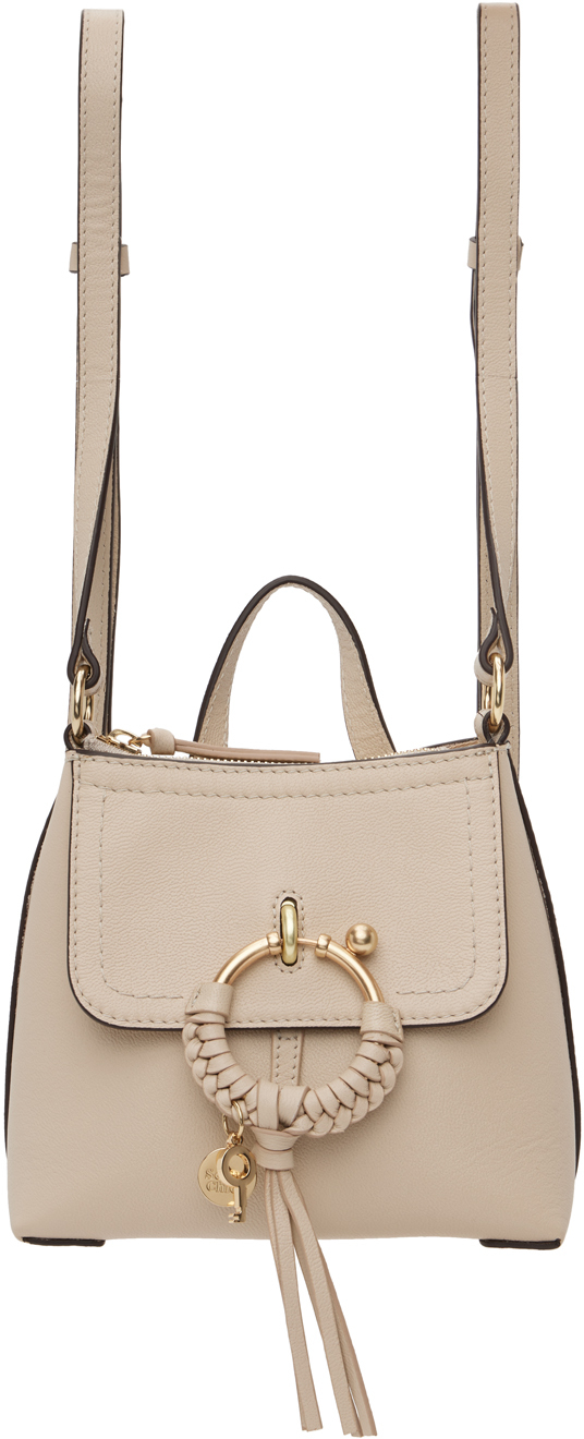 See by Chloé Beige Small Joan Backpack