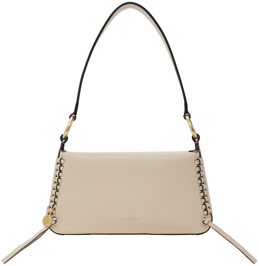 See by Chloé Beige Tilda Baguette Bag