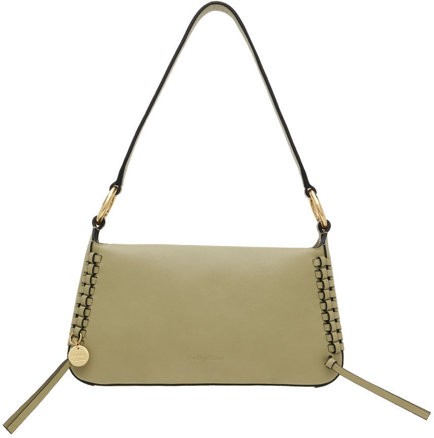 SEE BY CHLOÉ GREEN TILDA BAGUETTE BAG