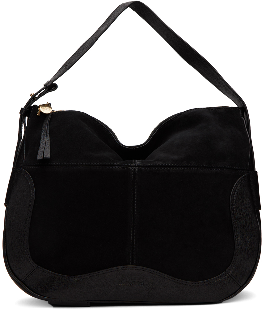 See By Chloé Black Hana Shoulder Bag In 001 Black