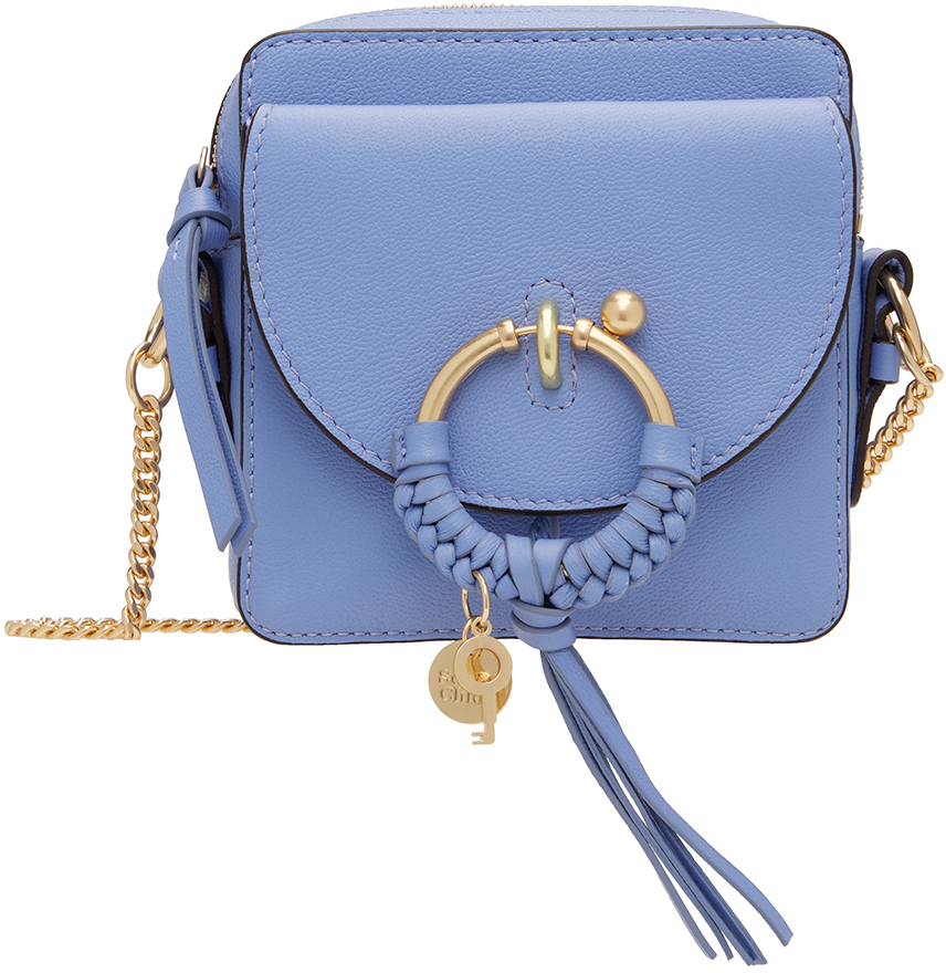 See by Chloé Blue Mini Joan Shoulder Bag