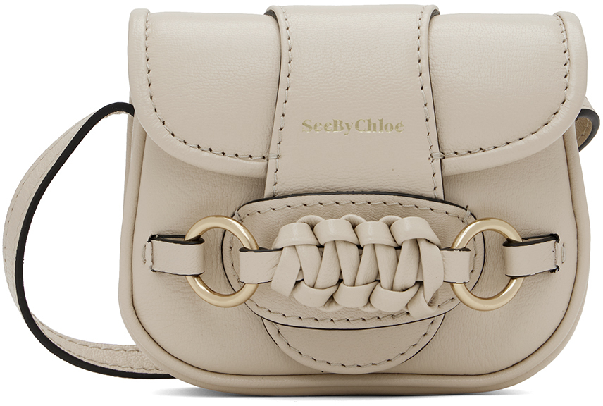 See By Chloé Saddie Leather Satchel Bag In Grey