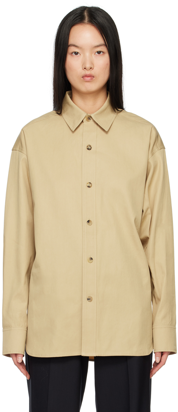 Arch The Beige Oversized Shirt