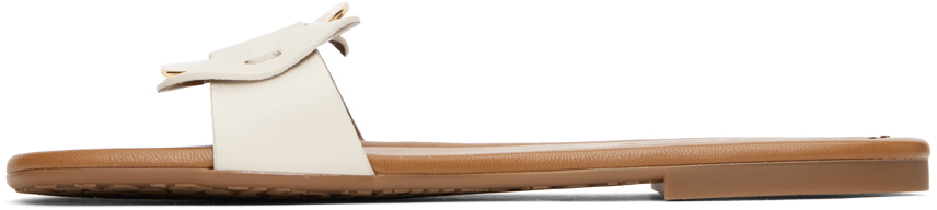 See by Chloé: White & Brown Chany Sandals