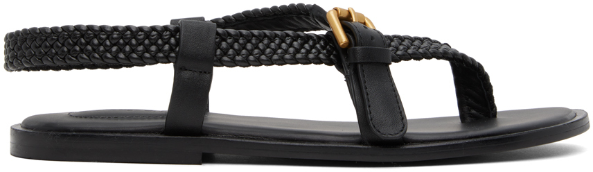 See by Chloé Black Nola Braided Sandals