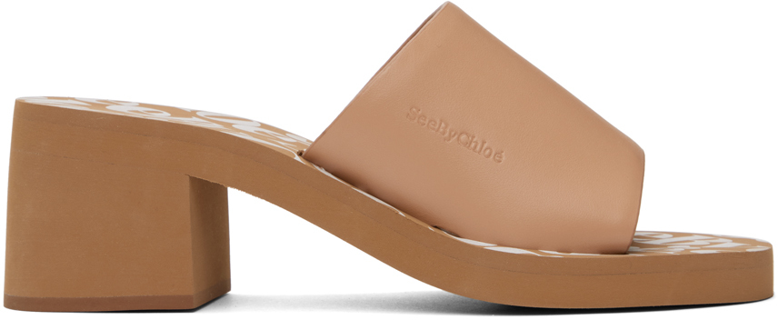 Shop See By Chloé Beige Essie Sandals In 832 Nude