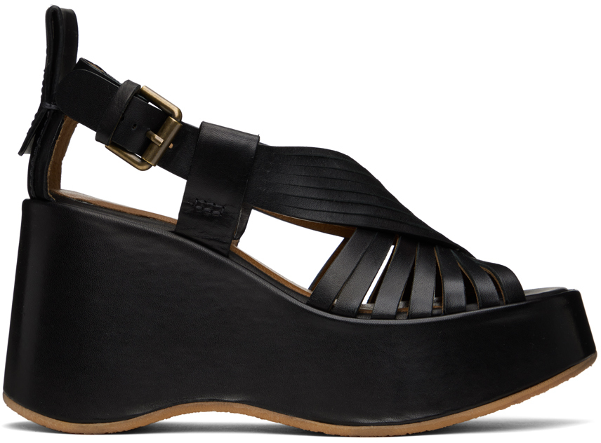 【関税込み】See by Chloe ブラック Thessa ヒールサンダル See by Chloéのブラック Thessa ヒールサンダルがセール中