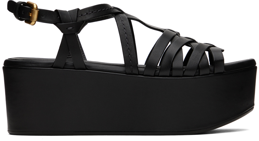 【関税込み】See by Chloe ブラック Sierra ヒールサンダル See by Chloéのブラック Sierra ヒールサンダルがセール中