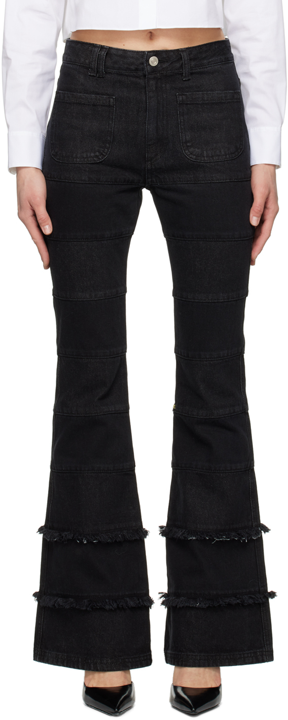 Shop Andersson Bell Black Mahina Jeans