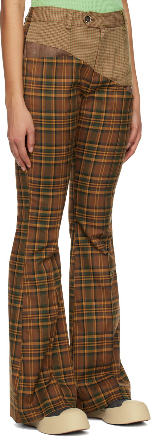 Shop Andersson Bell Brown Mika Diagonal Trousers