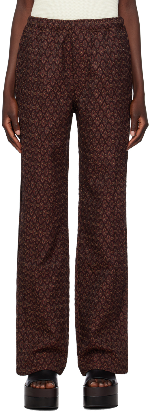 Andersson Bell: Brown Makeni Trousers | SSENSE Canada
