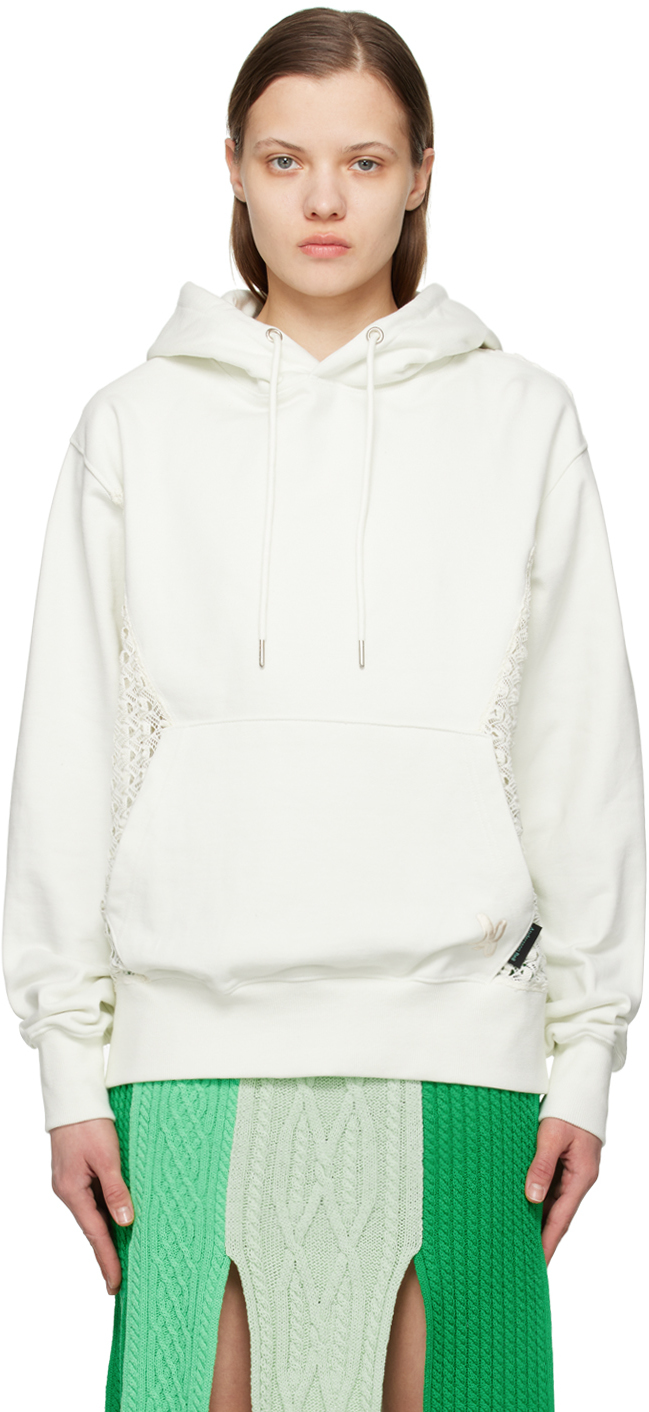 Andersson Bell Off-white Paneled Hoodie