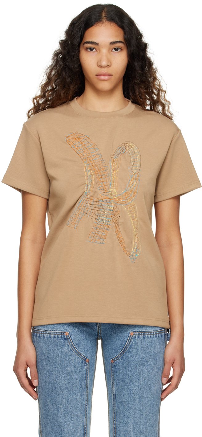 Andersson Bell Tan AB Embroidered T-Shirt