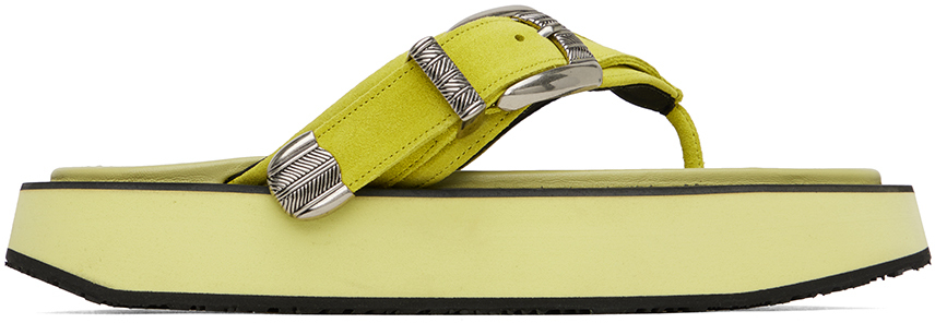 Andersson Bell Green Tylus Sandals In L.green