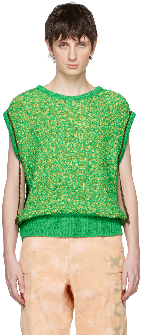 Green Elmers Vest by Andersson Bell on Sale