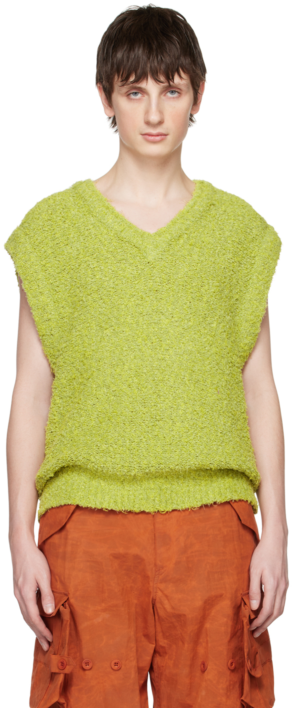 Andersson Bell Green Laye Leaf Vest In Green Green