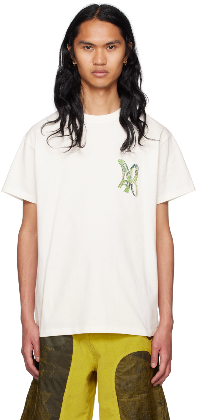 Andersson Bell: White Essential T-Shirt | SSENSE