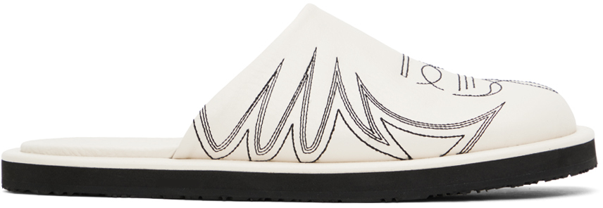 Andersson Bell Off-white Western Mules