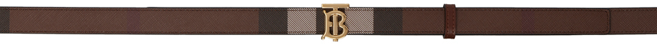Burberry Brown Check Reversible Belt