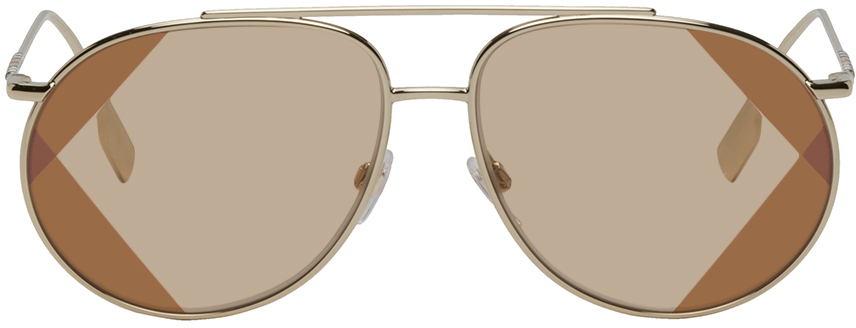 Burberry Gold Alice Sunglasses