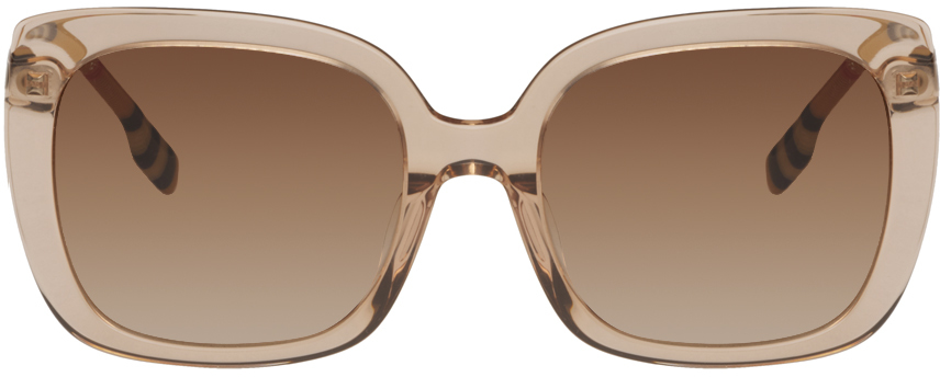 Burberry Brown Oversized Square Sunglasses