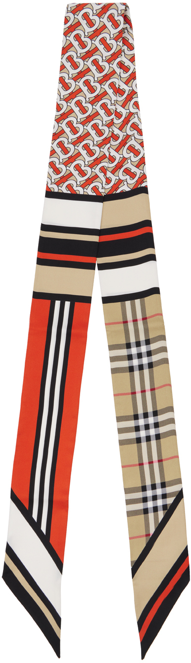 Burberry Multicolor Montage Scarf