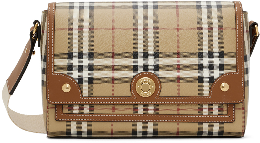 BURBERRY BROWN NOTE BAG