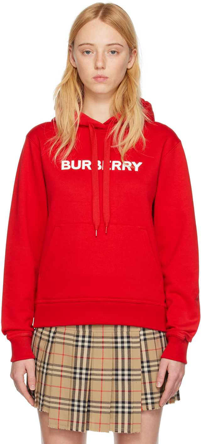 Burberry clearance print hoodie