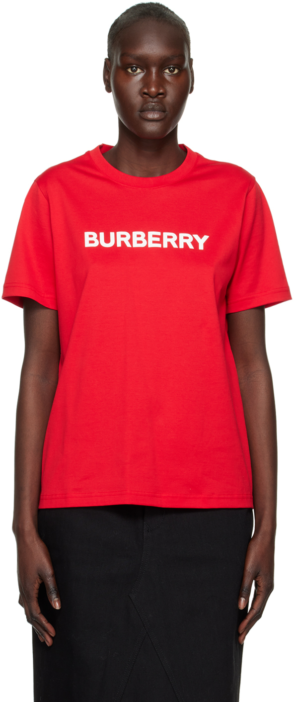 Burberry Red Printed T-Shirt