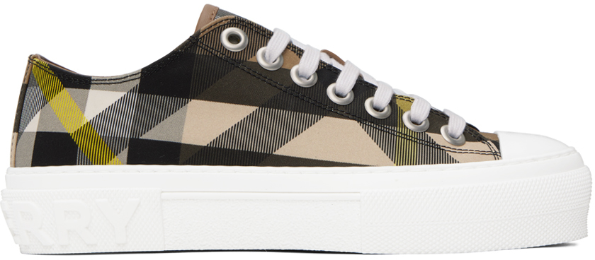 Burberry Multicolor Exaggerated Check Sneakers