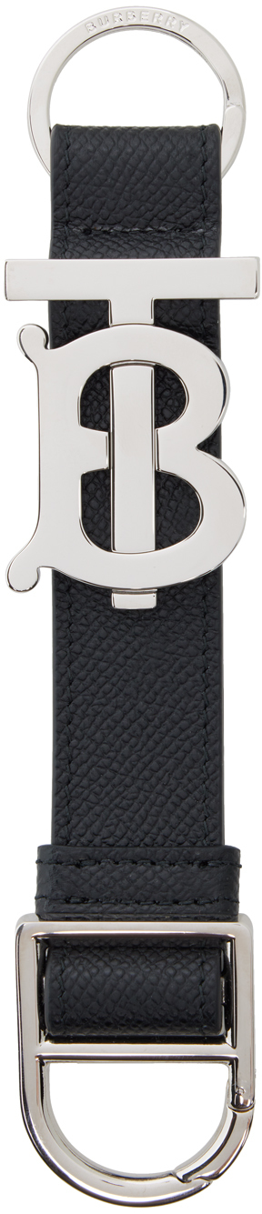Burberry Black Monogram Motif Keychain