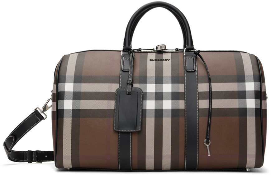 BURBERRY: travel bag for man - Brown