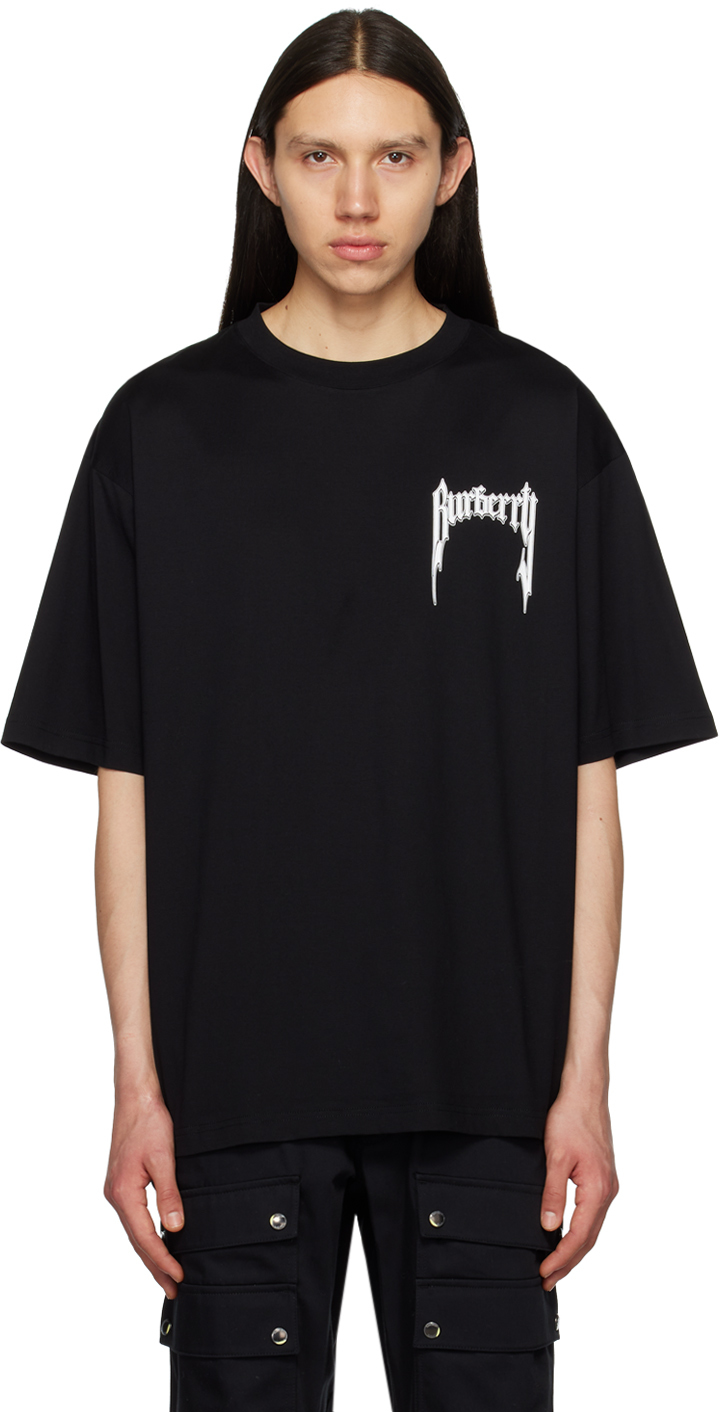 Burberry Black Printed T-shirt