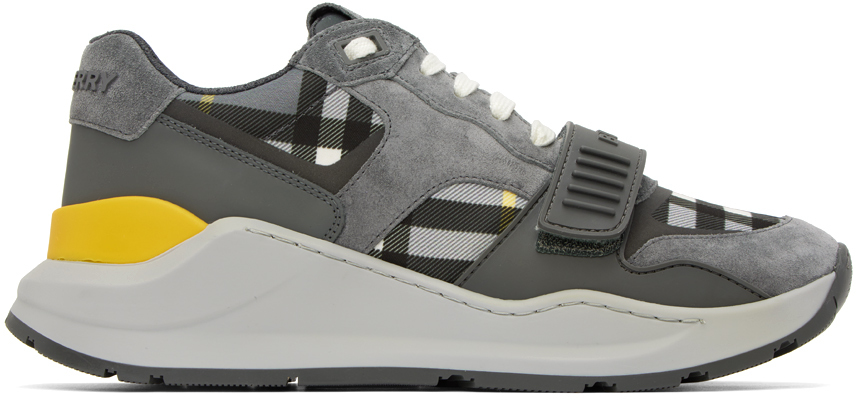 Gray Vintage Check Sneakers
