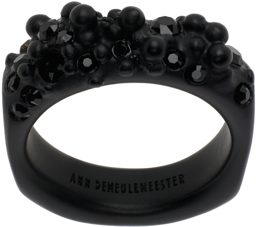 Ann Demeulemeester Hubertine Ring In Black