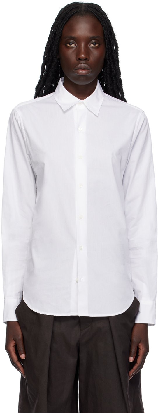 Ann Demeulemeester White Edwine Shirt In 001 White