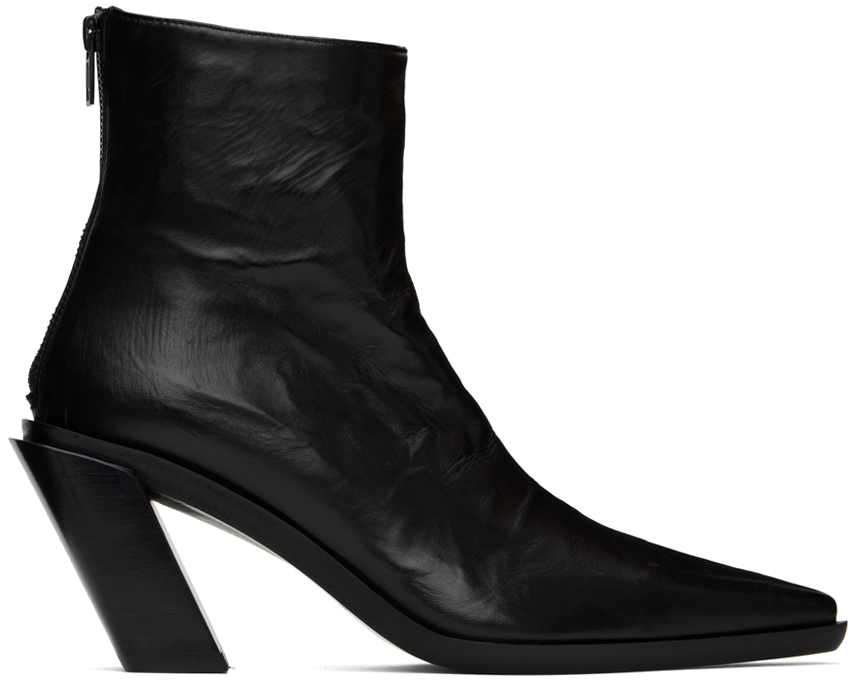 Black Florentine Boots by Ann Demeulemeester on Sale