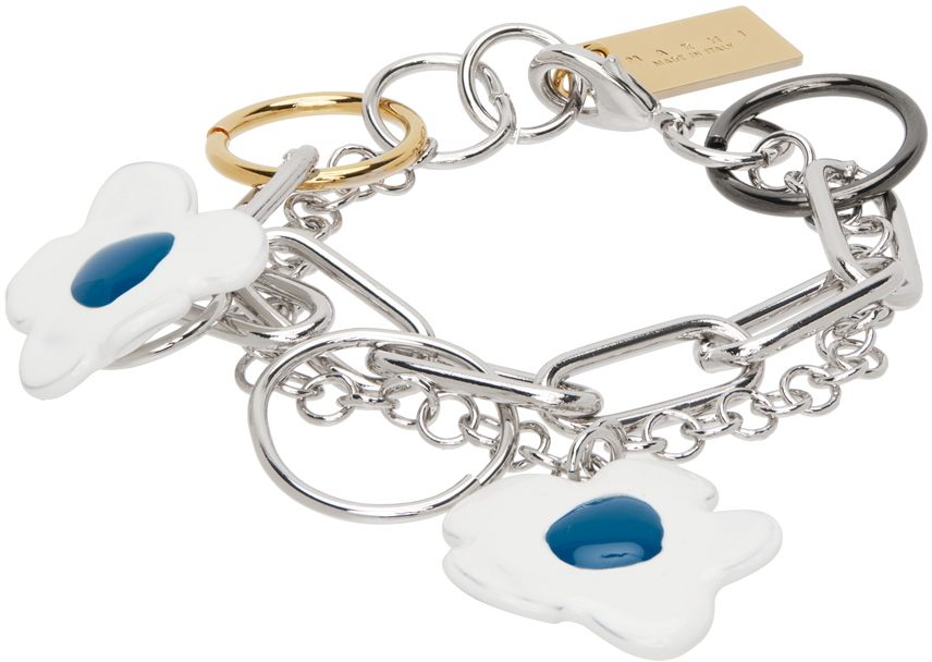 Marni Women's Bracelet with Charms - Blue - Bracelets
