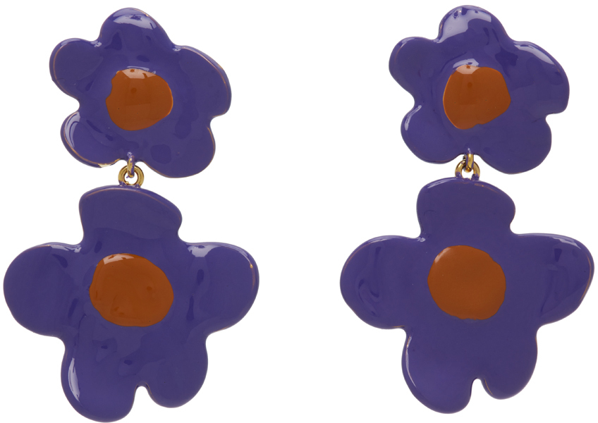Marni flower earrings Clearance