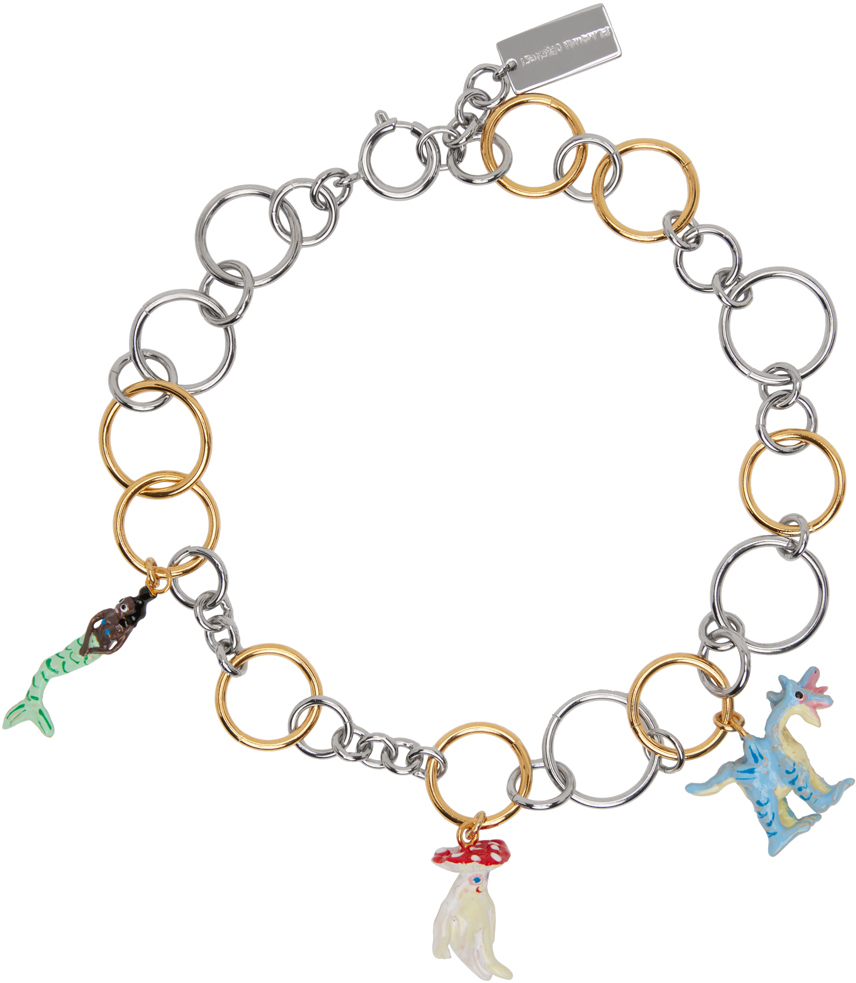 Marni Silver & Gold Charm Necklace
