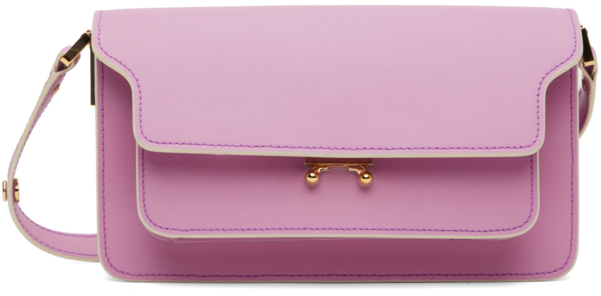 Marni Brown & Pink Nano Tri Trunk Bag for Women