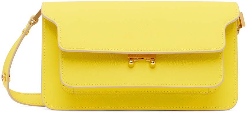 Marni Yellow E/W Trunk Shoulder Bag