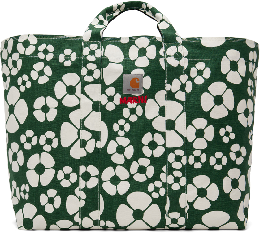 Green Floral Tote Bag – Sincerely Herrera