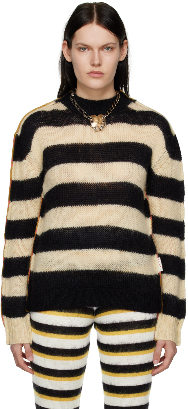 Multicolor Stripe Turtleneck SSENSE Women Clothing Sweaters Turtlenecks 