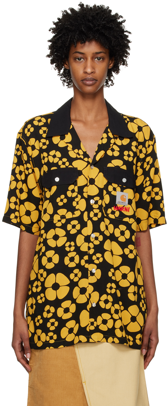 Yellow & Black Carhartt WIP Edition Shirt by Marni on Sale